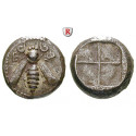 Ionien, Ephesos, Drachme 500-420 v.Chr., ss-vz