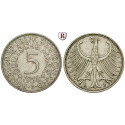 Bundesrepublik Deutschland, 5 DM 1958, Adler, J, ss+, J. 387