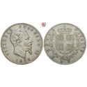 Italien, Königreich, Vittorio Emanuele II., 5 Lire 1876, ss