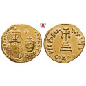 Byzanz, Constans II. und Constantinus IV., Solidus 654-659, vz