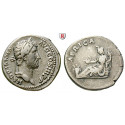 Römische Kaiserzeit, Hadrianus, Denar 134-138, ss