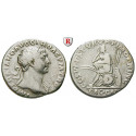Römische Kaiserzeit, Traianus, Denar 103-111, ss