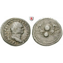 Römische Kaiserzeit, Vespasianus, Denar 80-81, ss+