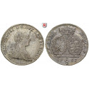 Sachsen, Albertinische Linie, Friedrich August III., 2/3 Taler 1767, f.vz/vz-st