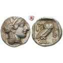 Attika, Athen, Tetradrachme 2. Hälfte 5.Jh. v.Chr., vz