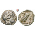 Attika, Athen, Tetradrachme 2. Hälfte 5.Jh. v.Chr., ss-vz