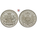 Deutsches Kaiserreich, Hamburg, 2 Mark 1902, J, vz-st, J. 63