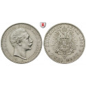 Deutsches Kaiserreich, Preussen, Wilhelm II., 2 Mark 1888, A, vz/vz-st, J. 100