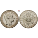 Deutsches Kaiserreich, Preussen, Wilhelm II., 5 Mark 1906, A, ss-vz/vz, J. 104