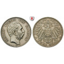 Deutsches Kaiserreich, Sachsen, Albert, 2 Mark 1891, E, vz+, J. 124