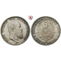 Deutsches Kaiserreich, Württemberg, Karl, 2 Mark 1877, F, vz/vz+, J. 172