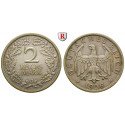 Weimarer Republik, 2 Reichsmark 1926, Kursmünze, J, ss-vz, J. 320