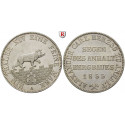 Anhalt, Anhalt-Bernburg, Alexander Carl, Ausbeutetaler 1855, ss-vz