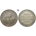 Anhalt, Anhalt-Bernburg, Alexander Carl, Ausbeutetaler 1862, vz+