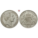 Bayern, Königreich, Maximilian II., Doppelgulden 1856, vz-st