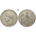 Braunschweig, Königreich Hannover, Georg V., Vereinsdoppeltaler 1862, f.vz/vz-st