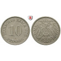 Deutsches Kaiserreich, 10 Pfennig 1907, J, vz-st, J. 13