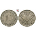 Deutsches Kaiserreich, 10 Pfennig 1912, A, vz+, J. 13