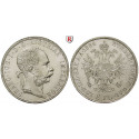 Österreich, Kaiserreich, Franz Joseph I., Doppelgulden 1884, vz/vz-st