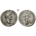 Römische Kaiserzeit, Antoninus Pius, Denar 140-143, ss+