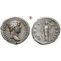 Römische Kaiserzeit, Hadrianus, Denar 134-138, ss+