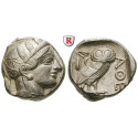 Attika, Athen, Tetradrachme 2. Hälfte 5.Jh. v.Chr., vz
