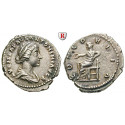 Römische Kaiserzeit, Lucilla, Frau des Lucius Verus, Denar 164-166, ss-vz