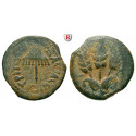 Judaea - Herodianer, Agrippa I., Prutah 41-42, ss+