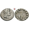 Makedonien-Römische Provinz, Aesillas, Quaestor, Tetradrachme 92-88 v.Chr., ss-vz
