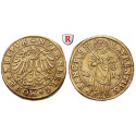 Nürnberg, Stadt, Goldgulden 1612, ss+