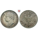 Deutsches Kaiserreich, Sachsen-Weimar-Eisenach, Wilhelm Ernst, 2 Mark 1901, Zum Regierungsantritt, A, ss-vz, J. 157