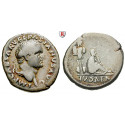 Römische Kaiserzeit, Vespasianus, Denar 69-71, ss