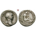 Römische Kaiserzeit, Traianus, Denar 103-111, ss