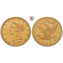 USA, 10 Dollars 1893, 15,05 g fein, ss+