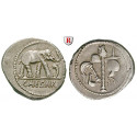 Römische Republik, Caius Iulius Caesar, Denar 49-48 v.Chr., ss-vz