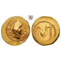Römische Republik, Caius Iulius Caesar, Aureus 46 v.Chr., ss+