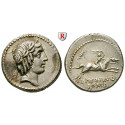 Römische Republik, L. Piso Frugi, Denar 90 v.Chr., f.vz