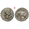 Römische Republik, Q. Caecilius Metellus, Denar 81 v.Chr., ss-vz