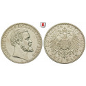 Deutsches Kaiserreich, Reuss-Greiz, Heinrich XXII., 2 Mark 1892, A, f.vz/vz+, J. 117