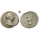 Römische Kaiserzeit, Traianus, Denar 103-111, ss
