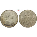 Frankfurt, Stadt, Vereinsdoppeltaler 1861, f.vz/vz
