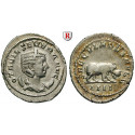 Römische Kaiserzeit, Otacilia Severa, Frau Philippus I., Antoninian 248, vz-st