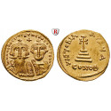 Byzanz, Heraclius und Heraclius Constantinus, Solidus 629-631, vz-st/vz