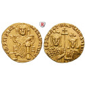 Byzanz, Basilius I. und Constantinus, Solidus 868-879, vz