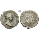 Römische Kaiserzeit, Traianus, Denar 112-117, ss