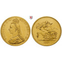 Grossbritannien, Victoria, 5 Pounds 1887, f.vz