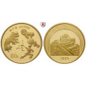 China, Volksrepublik, 100 Yuan 1995, 31,07 g fein, PP