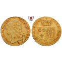 Frankreich, Louis XVI., Louis d´or au buste nue 1786, ss+
