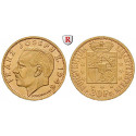 Liechtenstein, Franz Josef II., 20 Franken 1946, 5,81 g fein, vz-st
