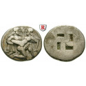 Thrakische Inseln, Thasos, Stater 550-463 v.Chr., ss-vz